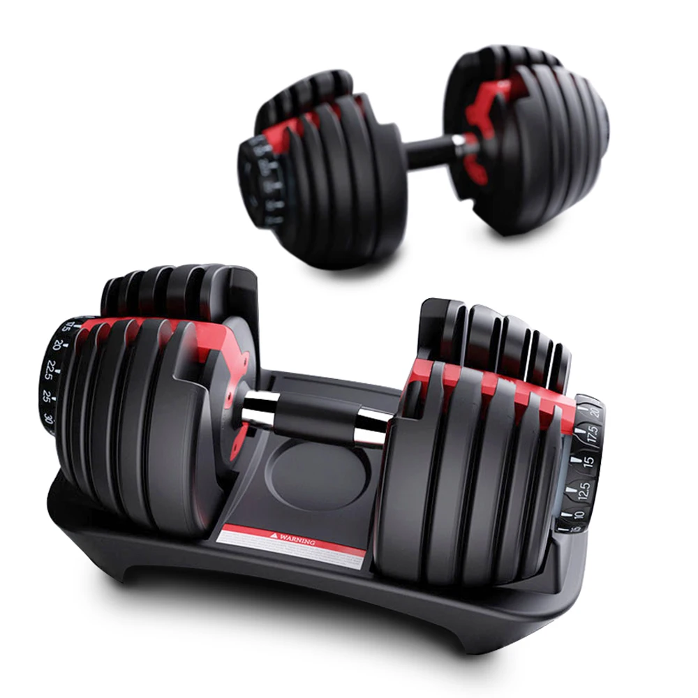 1 week delivery dropshiping gym equipment mancuernas 24kg weights dumbells adjustable dumbbell set for sale