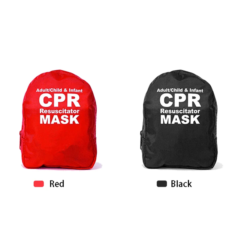 First Aid Adult/Child CPR Pocket Resuscitator, Medical CPR Rescue Mask