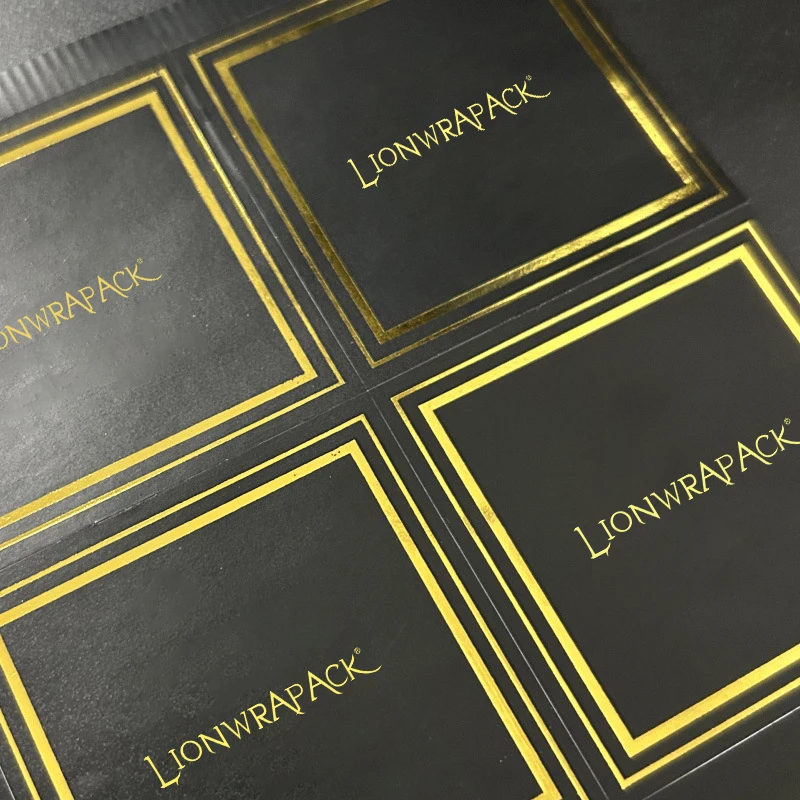 Индивидуальные круглые наклейки Lionwrapack экологически чистые оптовая покупка персонализированный логотип и размер