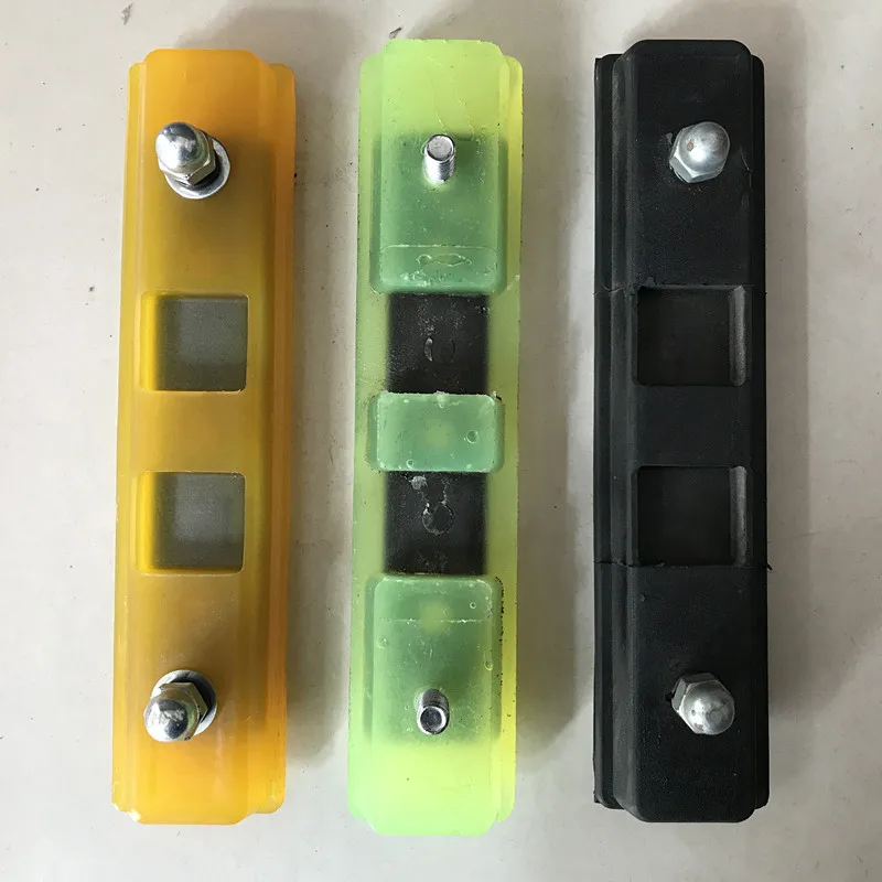 mini excavator undercarriage rubber track shoe pads 400mm