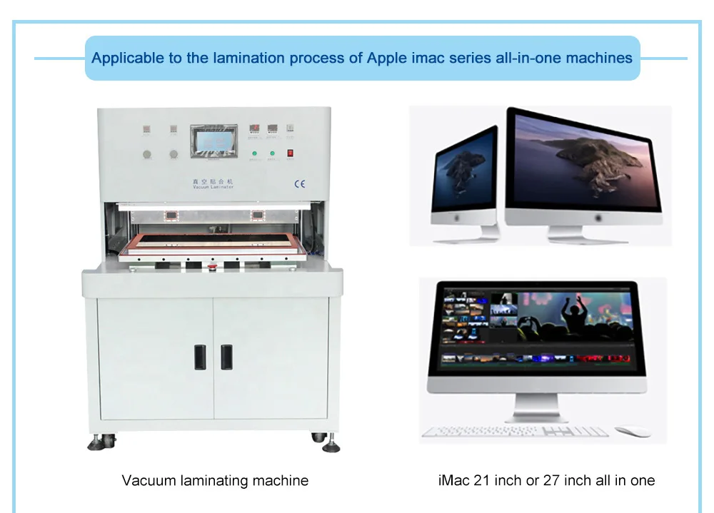 G+G Optical Bonding OCA Tech For TV LED Airplane Screen SCA OCF COF 65inch Laminator Machine