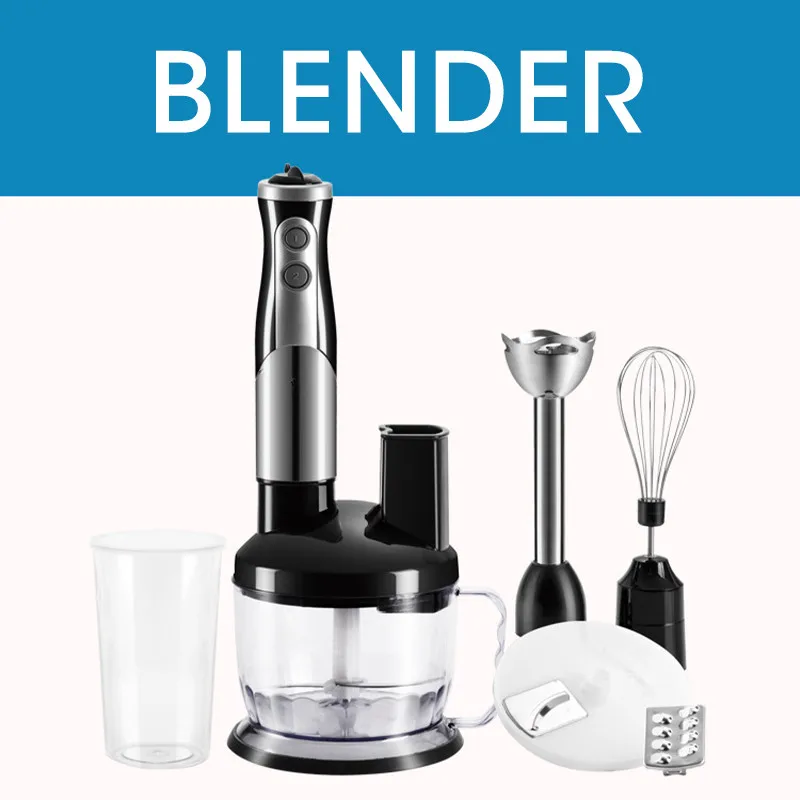 Multi Food Processor Stainless Steel Blender Vegetable Cutter Kitchen Chopper Large Mixer Electric Meat Grinder Electric