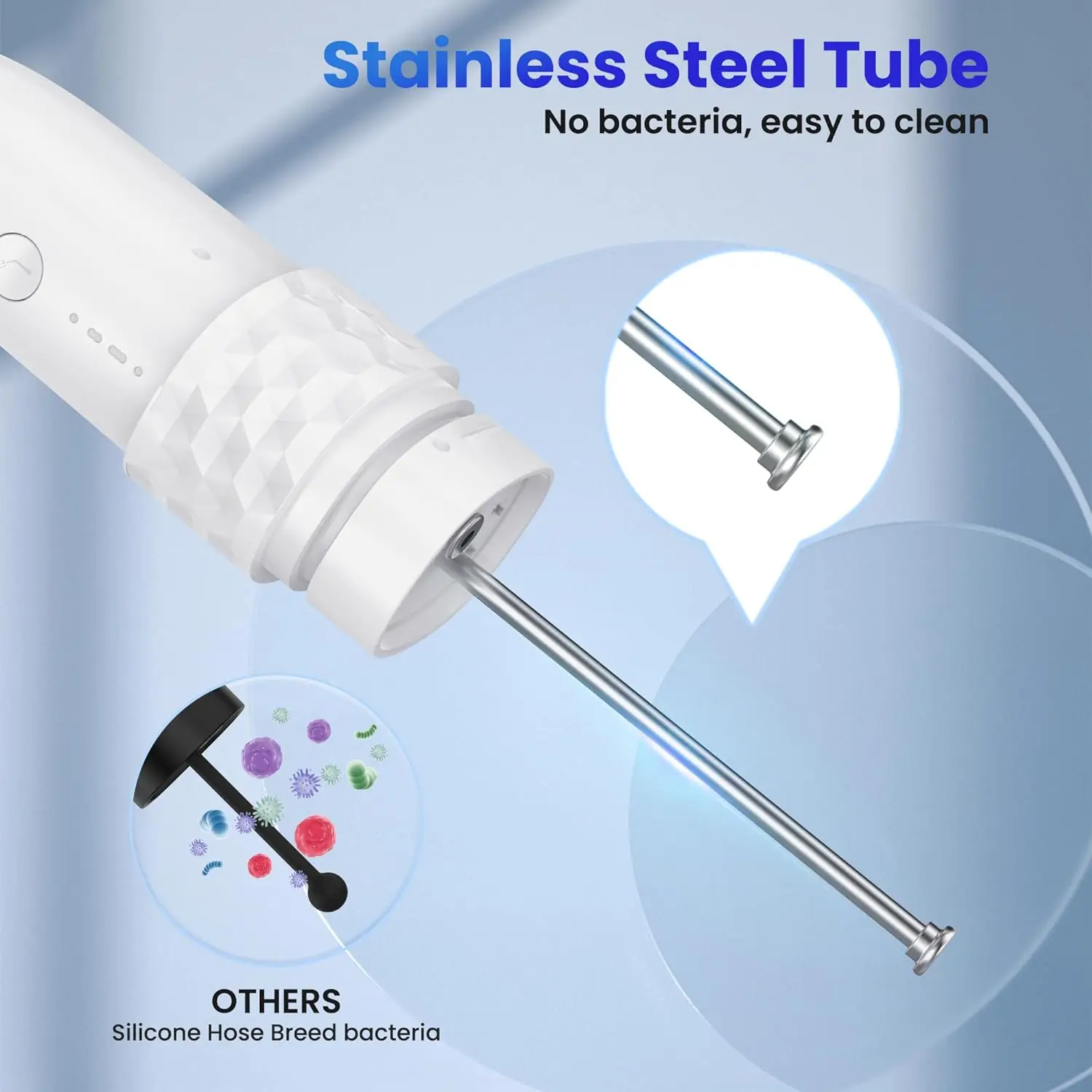 Portable Mini Oral Irrigator Professional Electric Toothbrush & Water Flosser Combo in One