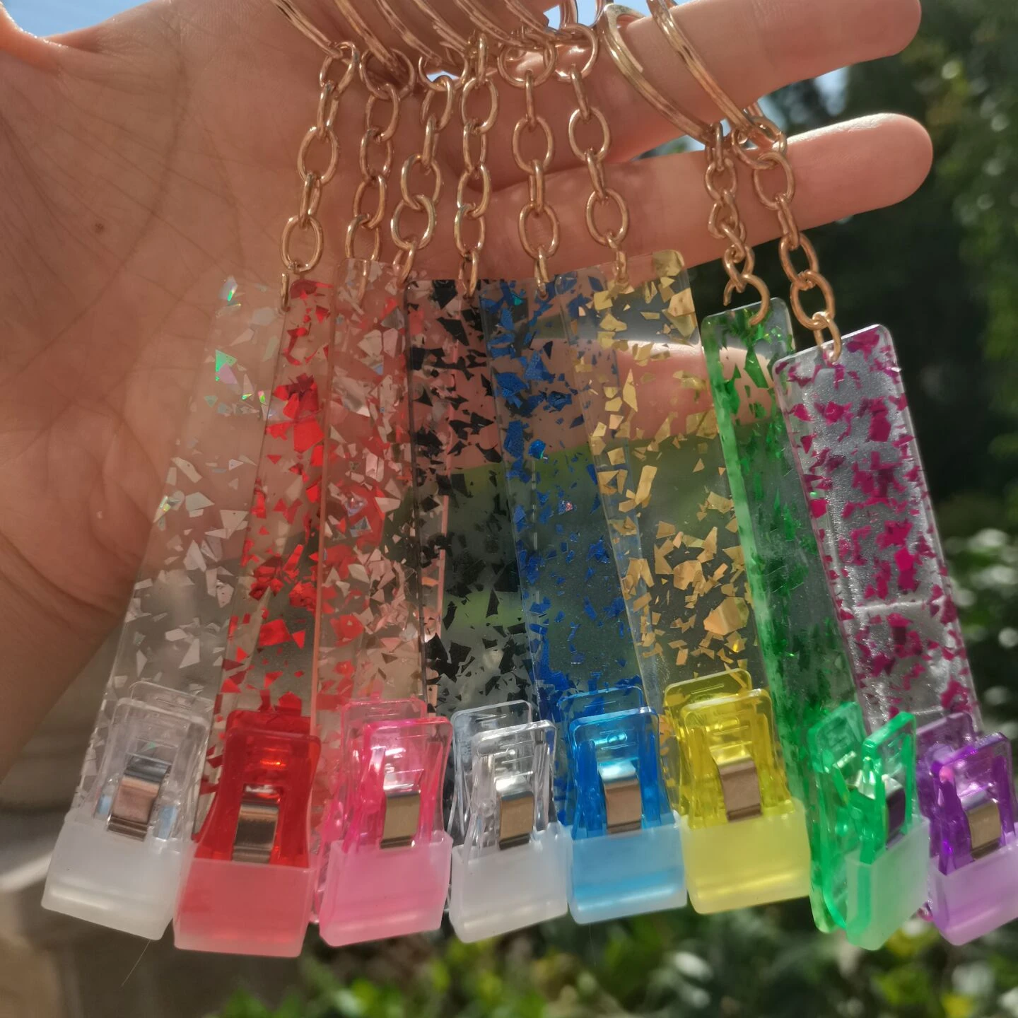New Design Atm Card Wholesale Colorful Acrylic Card Grabber For Long Nails