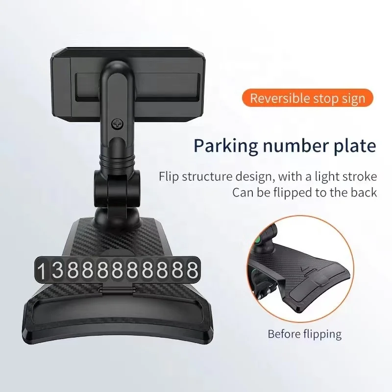 Upgrade Anti-Slip Design 360 Degrees Rotation Adjustable Visor Phone Car Holder Dashboard Mount