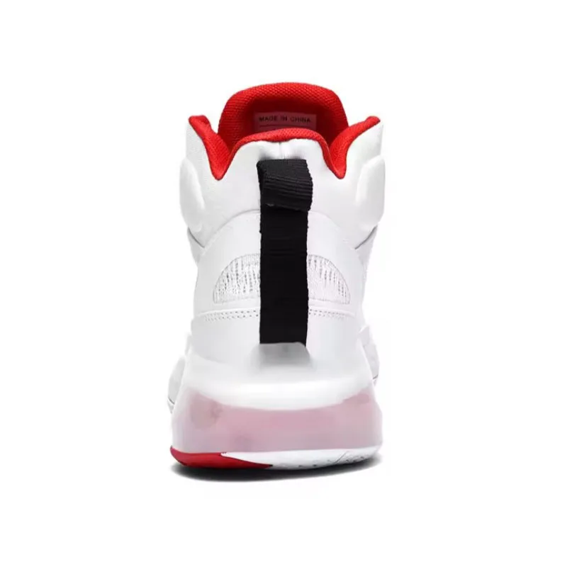 High quality outdoor exercise shoes solid sole basketball boots fashion design high cut men basketball shoes men big size