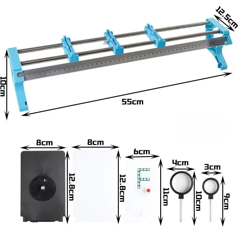 XR F-type light source Convex and concave lens pin hole image junior high school lab experiment optical bench