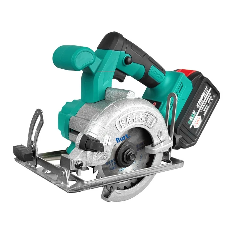 5-Inch Brushless Multifunctional Portable Chainsaw Electric Circular Saw Woodworking Aluminum Guard Lithium Battery Saws