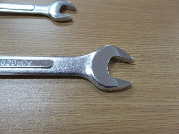 14pcs cheap chrome plated raised panel combination spanner set