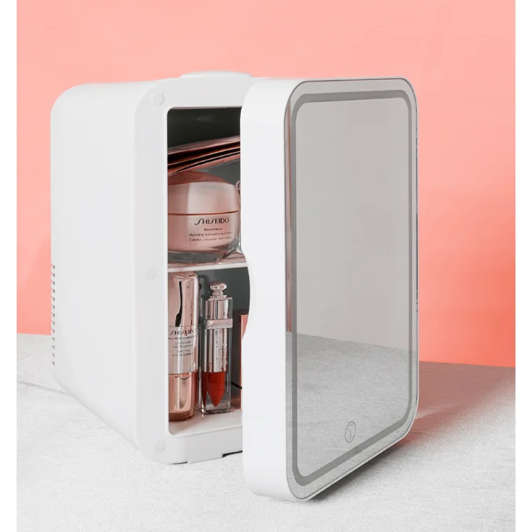 Factory price 8L small cooler and warmer auto glass front mini fridge for car and home