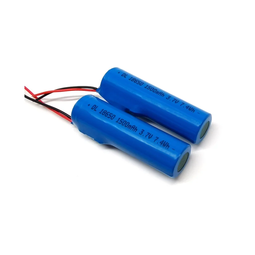 1500MAH 3.7V  lithium battery Polymer battery for Torch light 18650