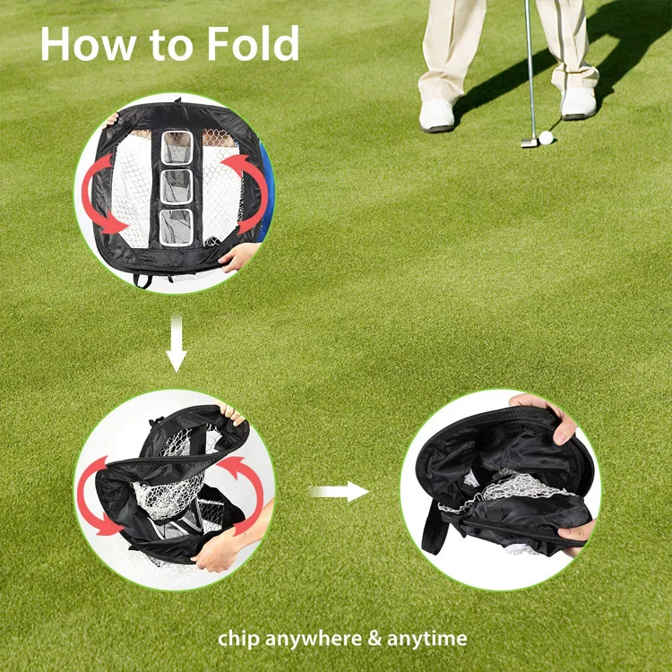 High Quality Detachable & Foldable Outdoor Golf Training Net Made in China-for Hitting Practice