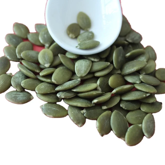 Origin Dried High Quality Shine Skin Pumpkin Seed Kernels Light Green Raw 25kg Pp Woven Bag Top Grade Wholesale China Dry & Cool