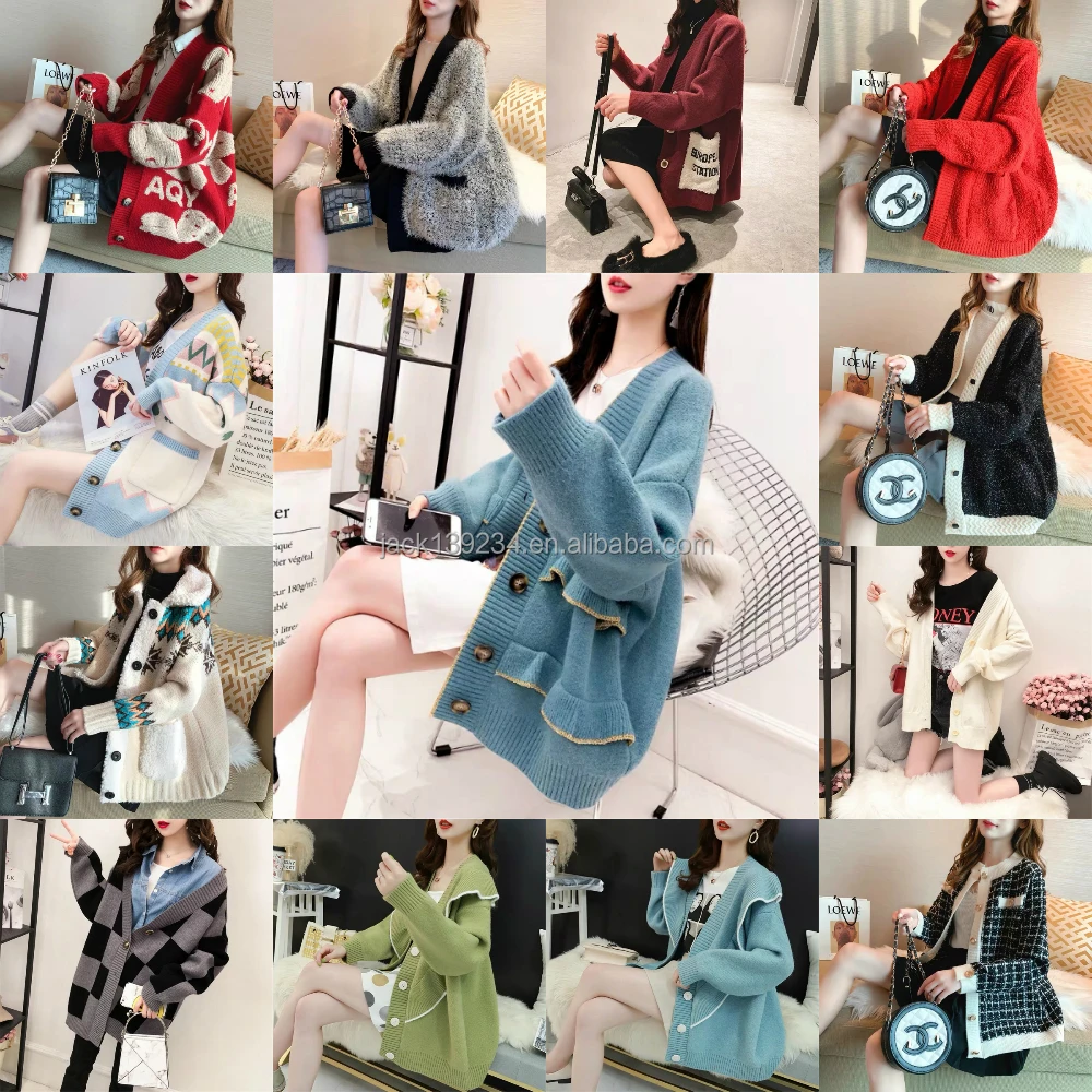 2022 Low Price Wholesale Cardigan Ladies Autumn Winter Women Cardigan Sweater