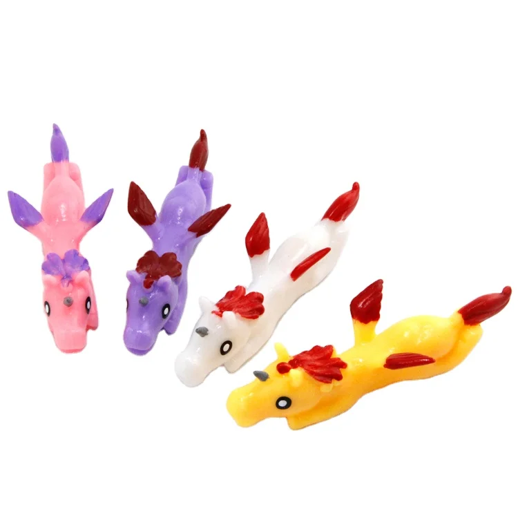 Flybear Hot Cheaper Flybear Funny Squishy Unicorn Flinger Catapulted Relieve Stress Kids Capsule Toy