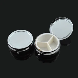 Dia. 52mm blank round metal pill box/ pill case with cutter in stock