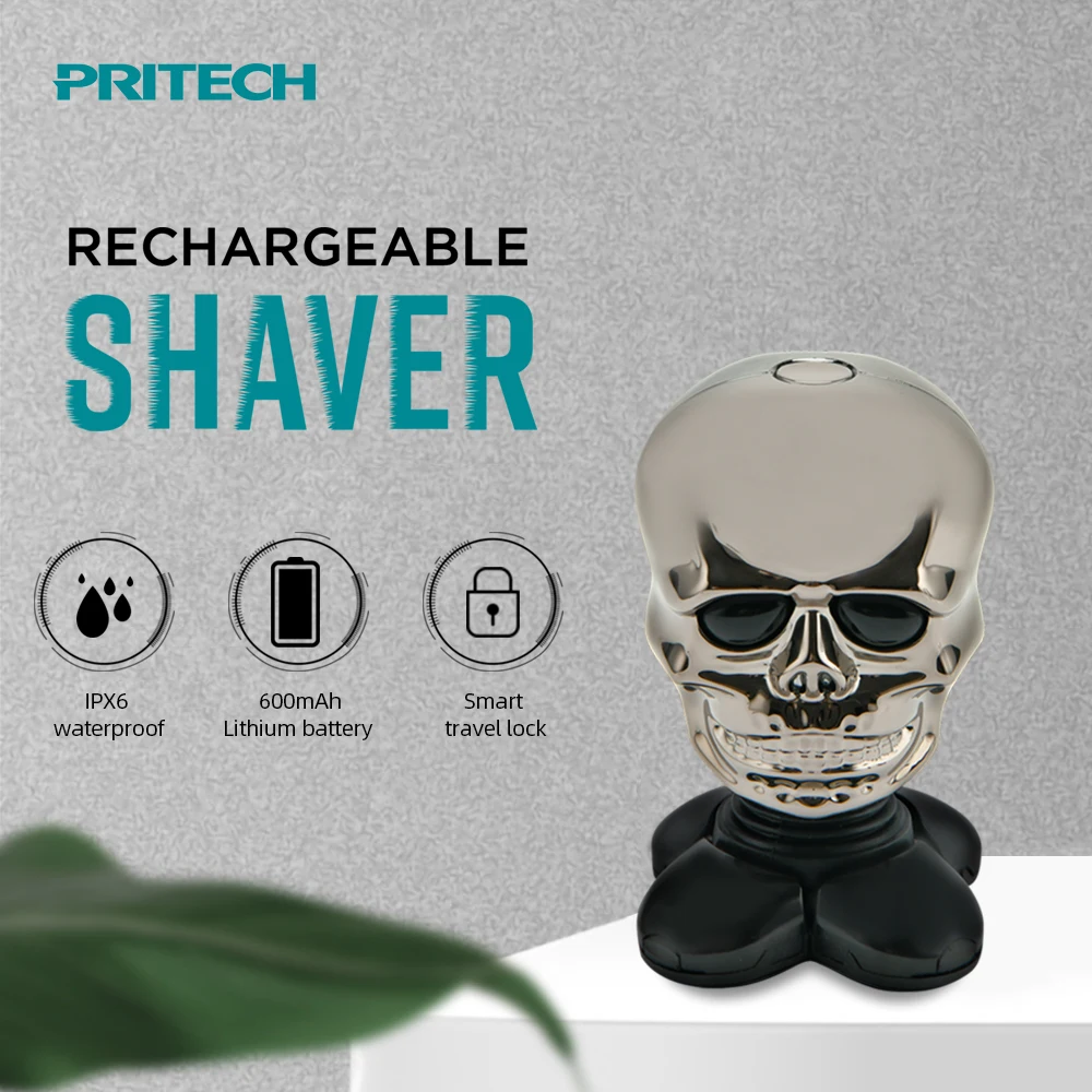 PRITECH Private Label Washable Rechargeable Plug and Play 5 in 1 Shaver  Grooming Kit for Men
