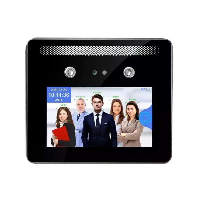 Biometric AI Face Recognition RFID Card Cloud Based Time Attendance Machine Facial Recognition Door Access Control System