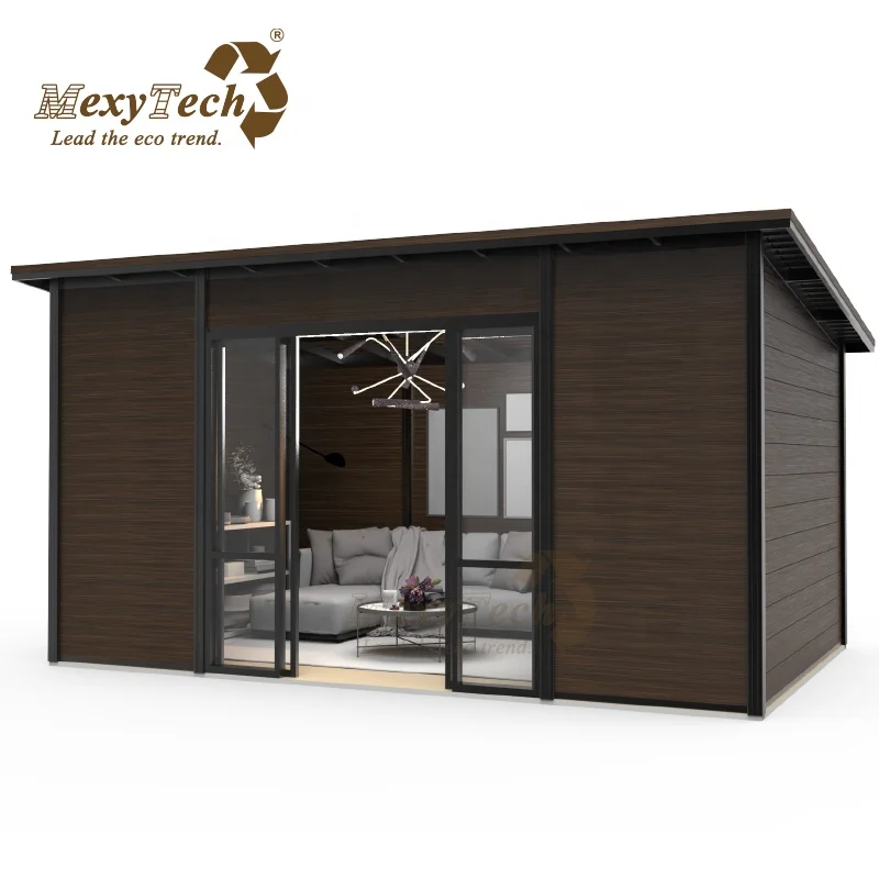Low Cost Wood Outdoor Outside Garden Shed wpc palilion