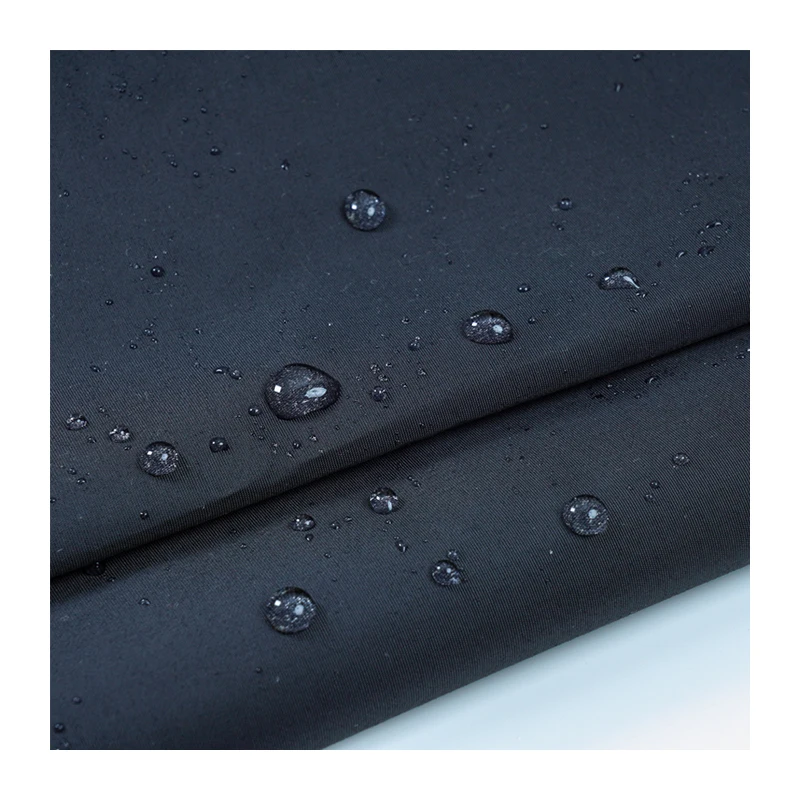 In Stock 100% Polyester Pongee Fabric For Curtain Waterproof Coated Blackout Curtain Fabric For Office