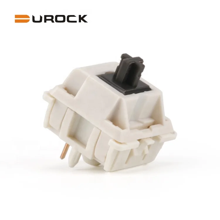 Durock Tactile Switch 67g 62g 65g 78g 55g with Cream Housing Koala Stem Mechanical Switches for DIY Keyboards