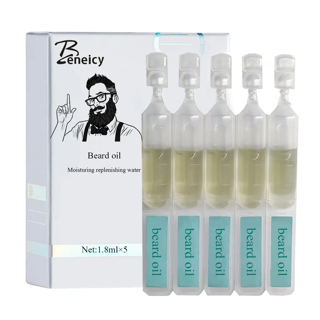 Wholesale private label moisturizing and smoothing beard care beard growth oil ampoule grooming beard oil