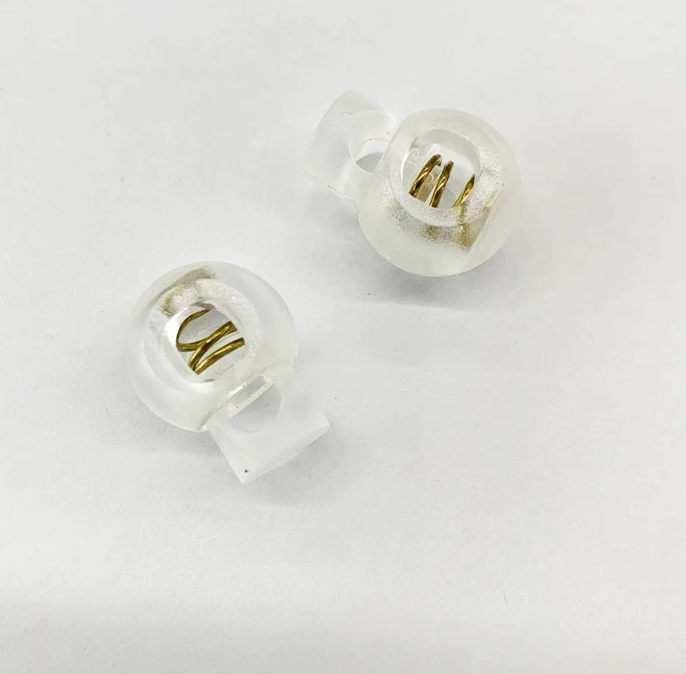 Multiple Colour Plastic Anti-slip Adjustable Spring Cord Lock Stopper For Drawstring Hoodie