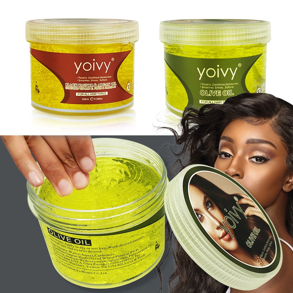 Good Price New Hair Styling Gel  Edge Control Hair Fine Shine Hair Gel for men