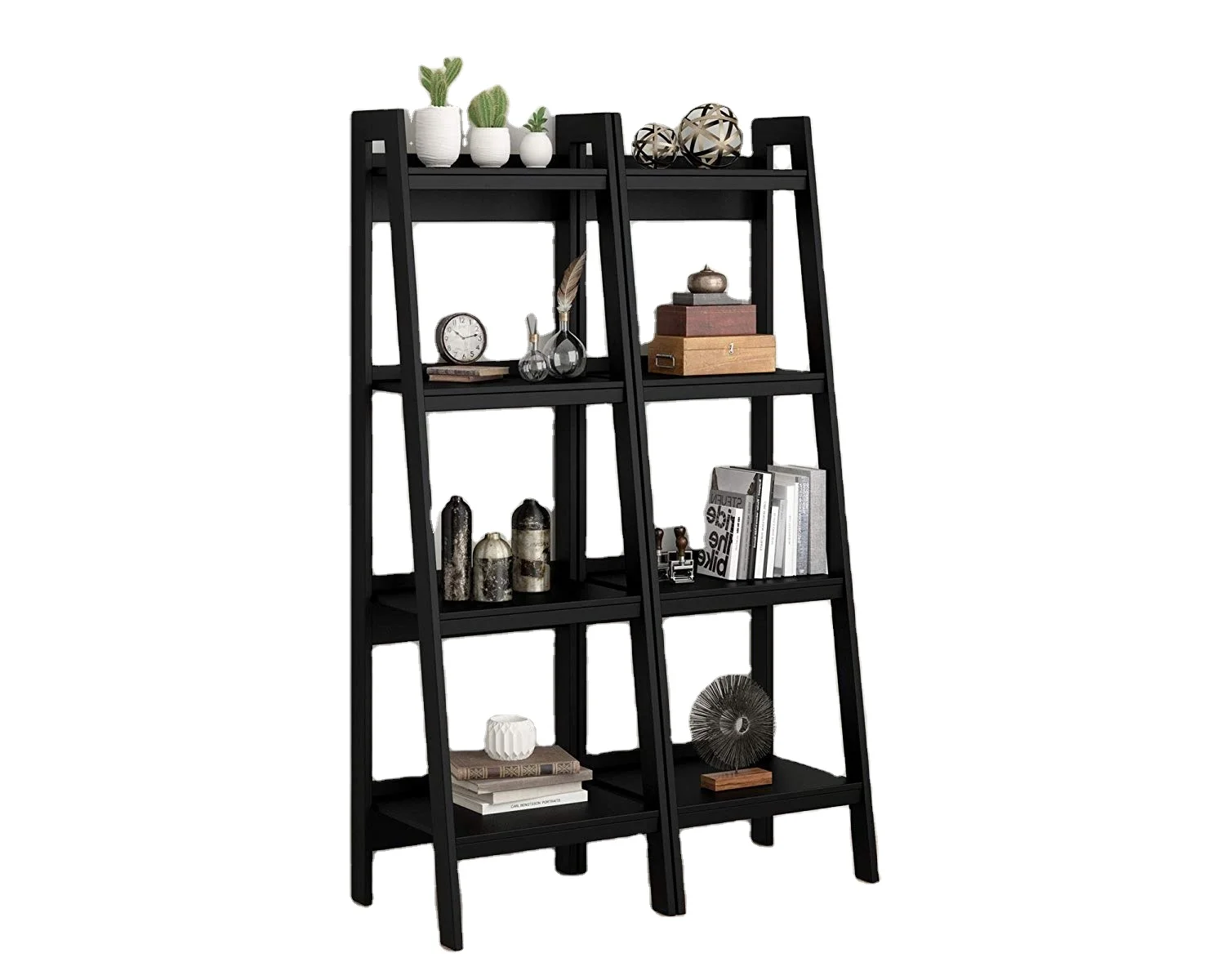 4-ярусный выставочный стенд деревянная лестница-стремянка подставки полки для дома