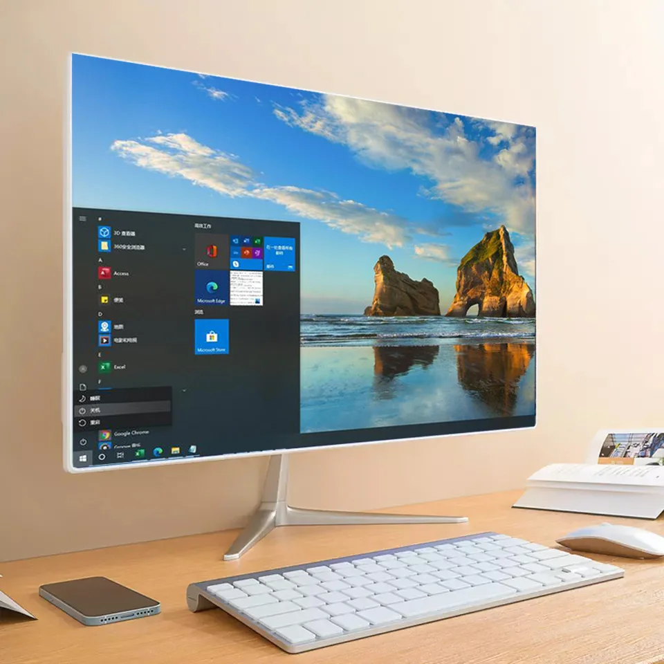 High-quality all-in-one office PC Core i5 gaming desktop computer 21.5-inch Ordinateur with camera all-in-one computer