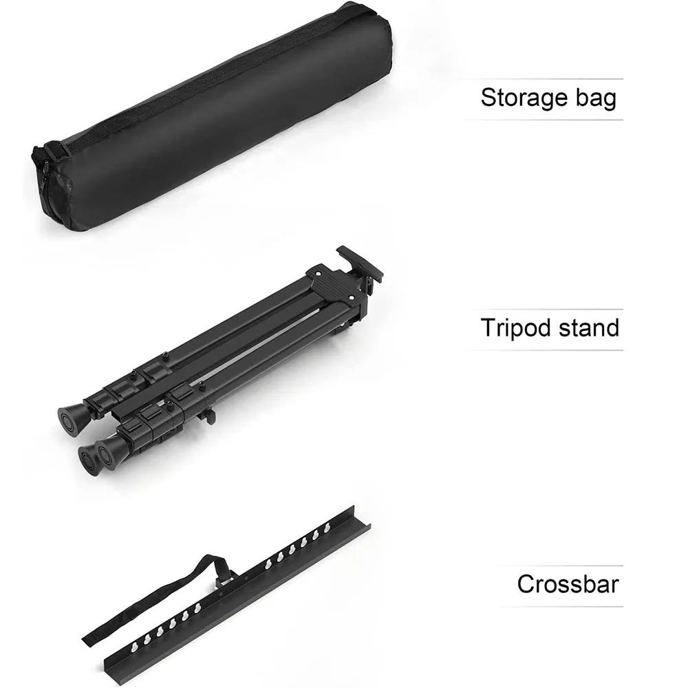 Прочная и долговечная алюминиевая подставка для мольберта с черной сумкой для переноски для свадьбы с черным рюкзаком