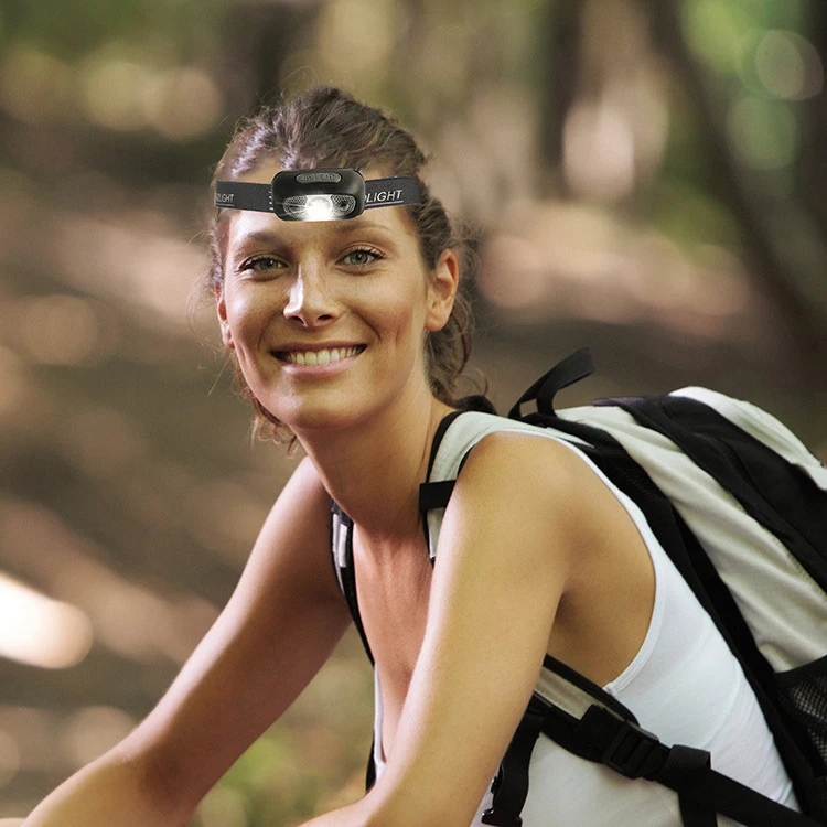 Ultra-Bright Usb Rechargeable Led Headlamp Headlight With Gesture Sensor for Running Jogging Fishing Camping