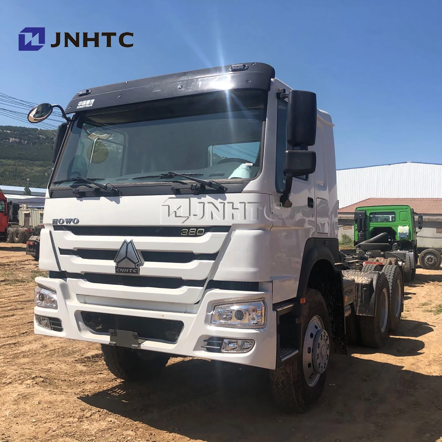 sinotruk howo 9.6m length  8*4 cargo truck chassis for sale