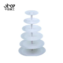 Thousand group seiko 6 layer plastic cake wedding cake aircraft six assembly detachable shelving shelf