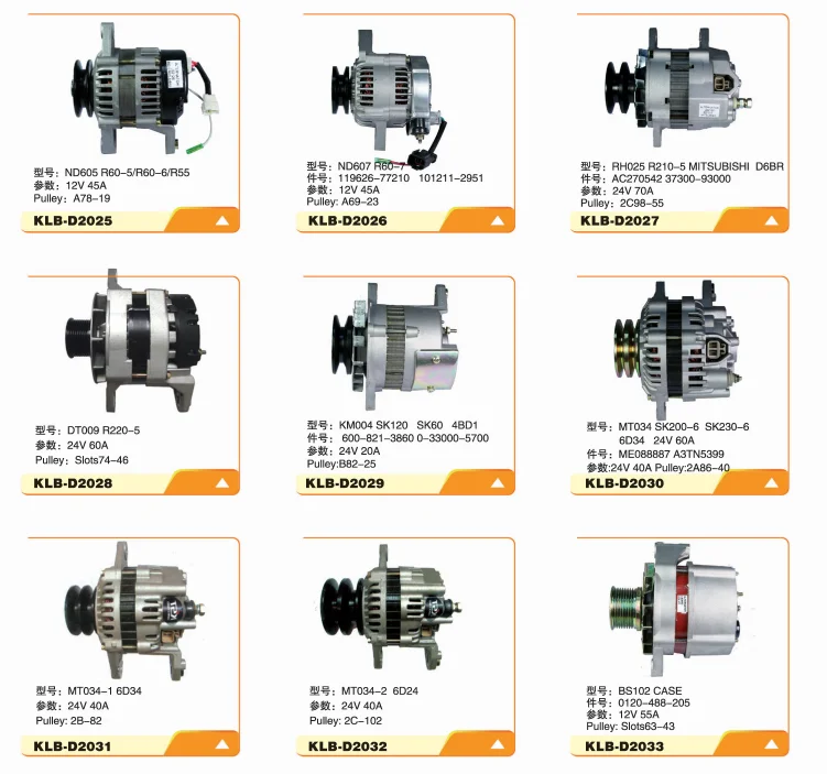 Генератор генератора Динамо для экскаватора E320D E320C 24 В 50 А 34368-01100 A4T66686