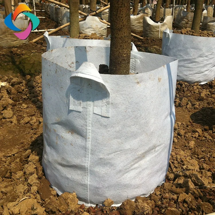 Garden geotextile non woven fabric pot tree planting grow bags manufacturer