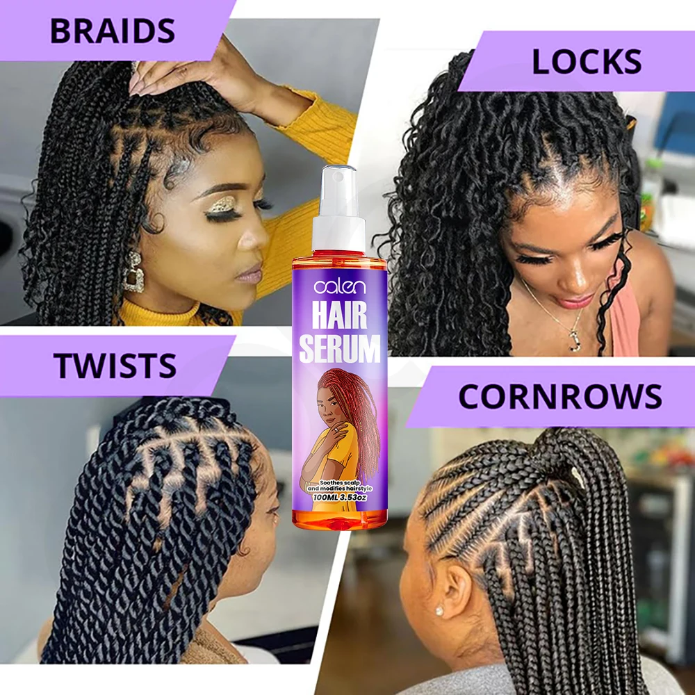 Luxfume 100ml Twist Hair Serum Is Non-greasy And Absorbs Quickly Without Leaving Residue Soothing Scalp Braiding Oil