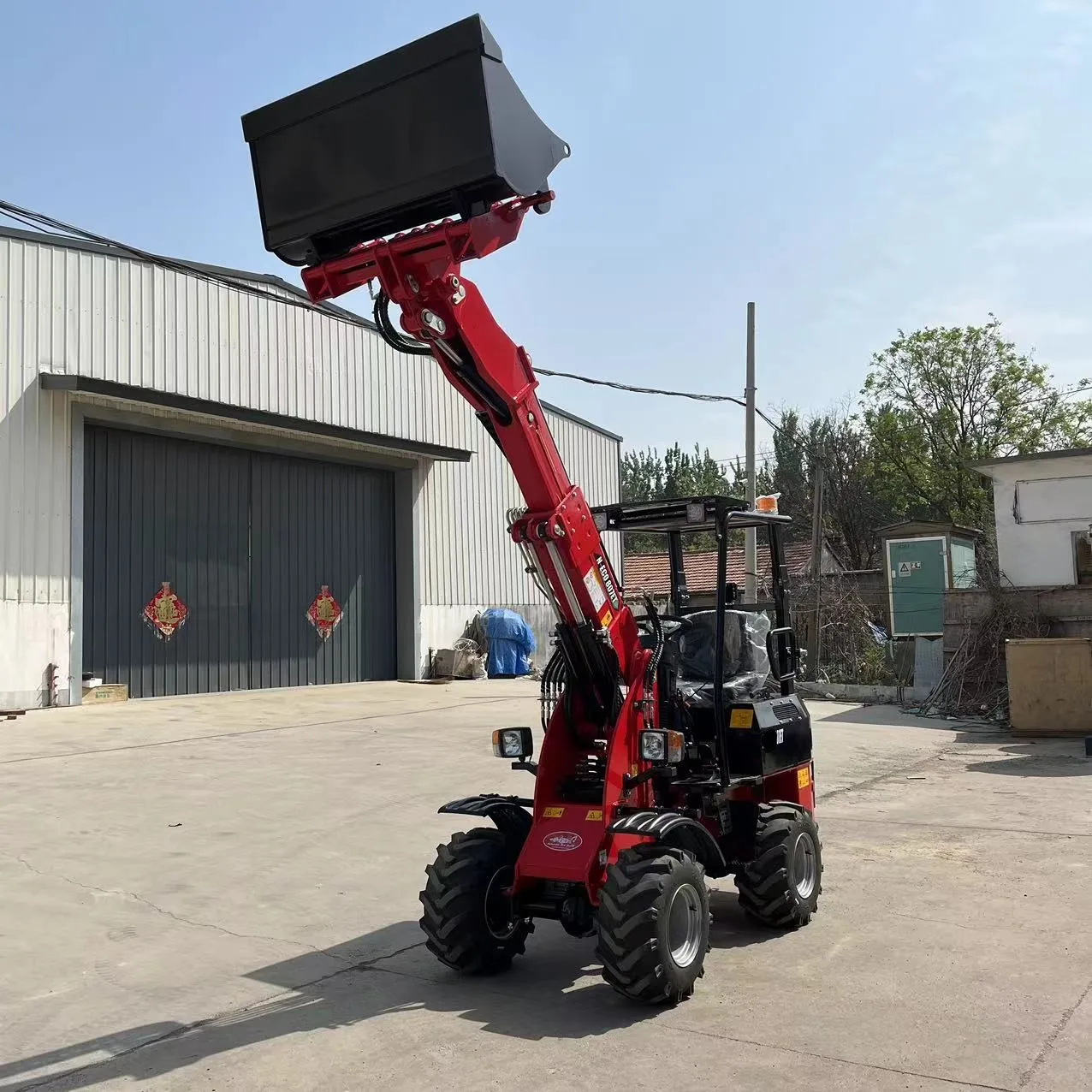 Farm loader 1 ton 1.6TON 2ton 1000kg 1600KG 2000kg compact agricultural Small EPA4 engine Front end Wheel Loader