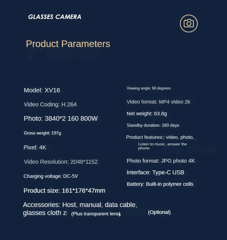 DV smart bluetooth glasses can talk and listen to music cycling shooting bluetooth audio Video & Photo Bluetooth sunglasses