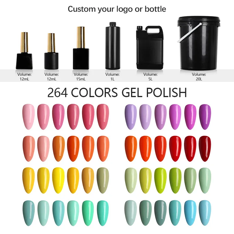 yidingcheng OEM low MOQ Free sample Spring Summer colours uv gel nail polish set
