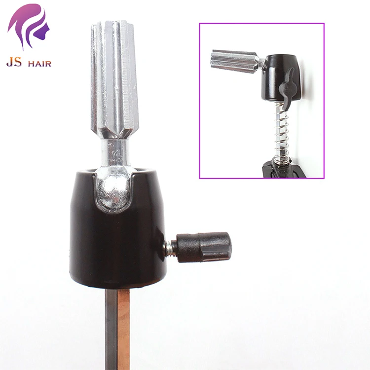 Salon tripod stand mannequin head bracket Durable Adjustable Stainless Steel training Head manikin doll Holder For Making Wigs