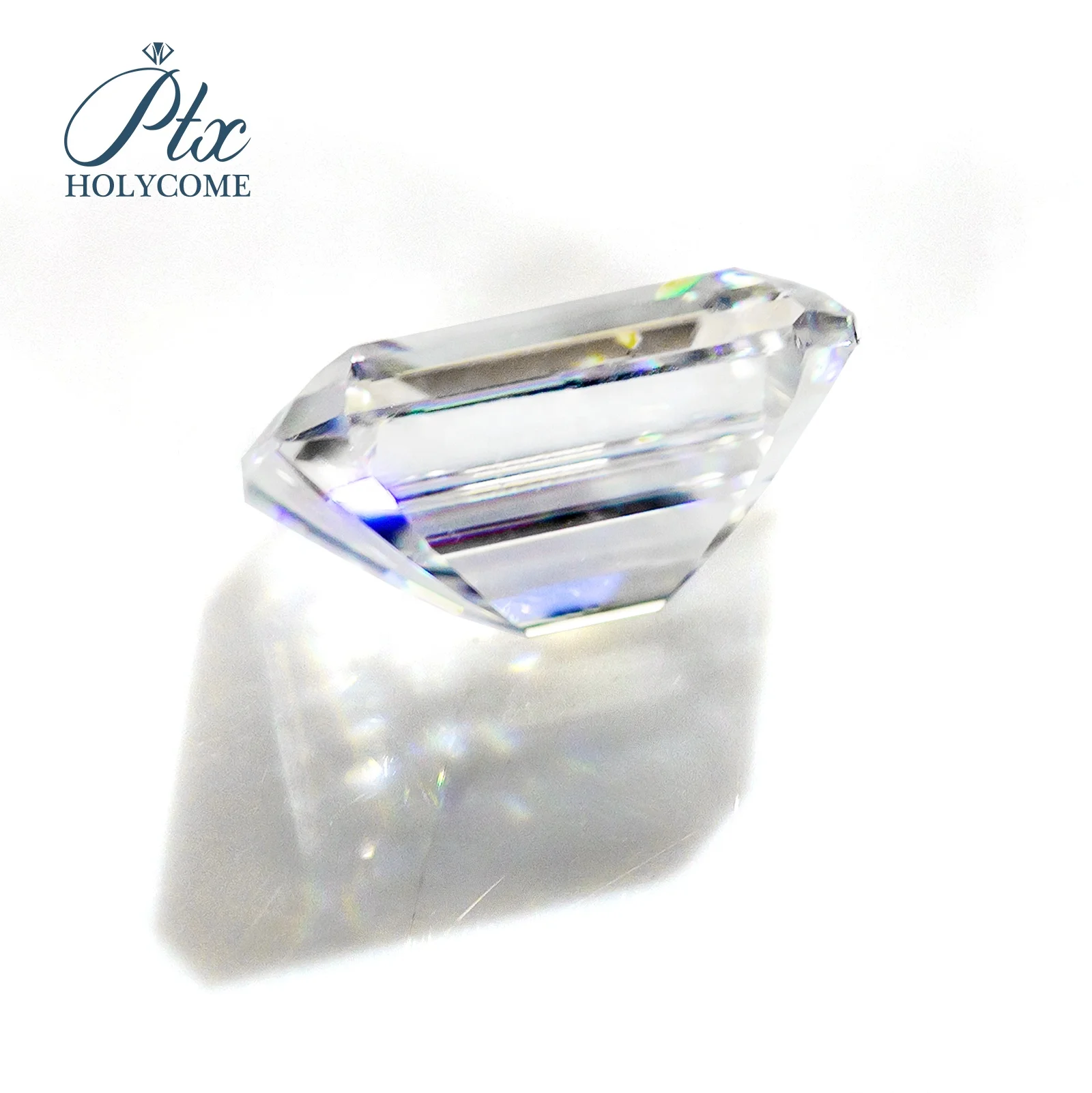 BEST quality D color vvs emerald cut moissanite diamonds with GRA Certificate octagon step cut moissanite loose gemstones