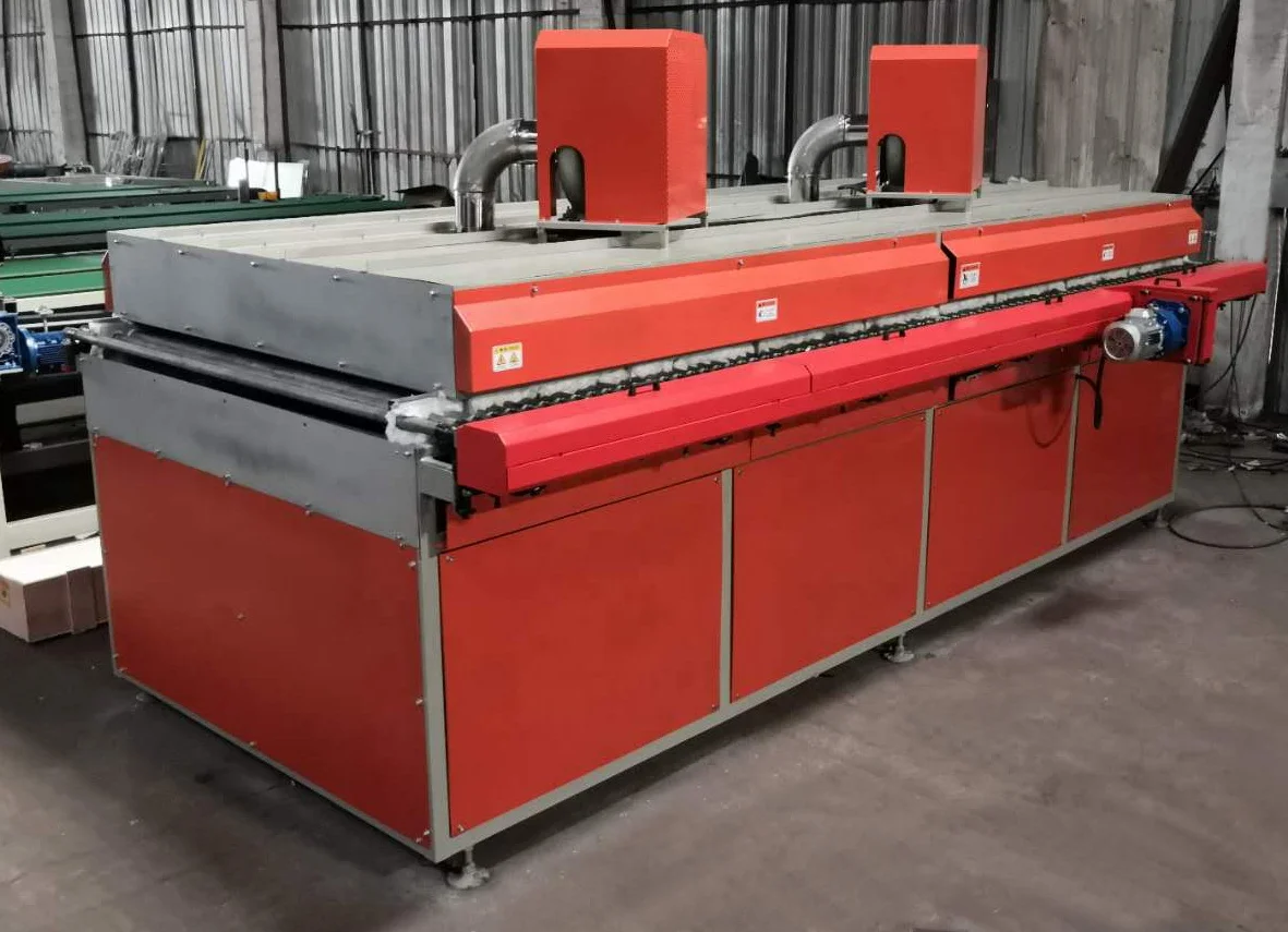 Factory Sale Helical Gear Drive Roller Infrared Lightwave Dryer Custom Size Drying Kiln