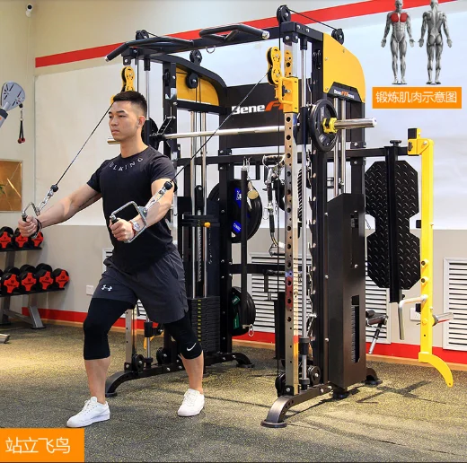 New Design Multi-Functional Home Use Fitness Equipment Power Rack Smith Machine