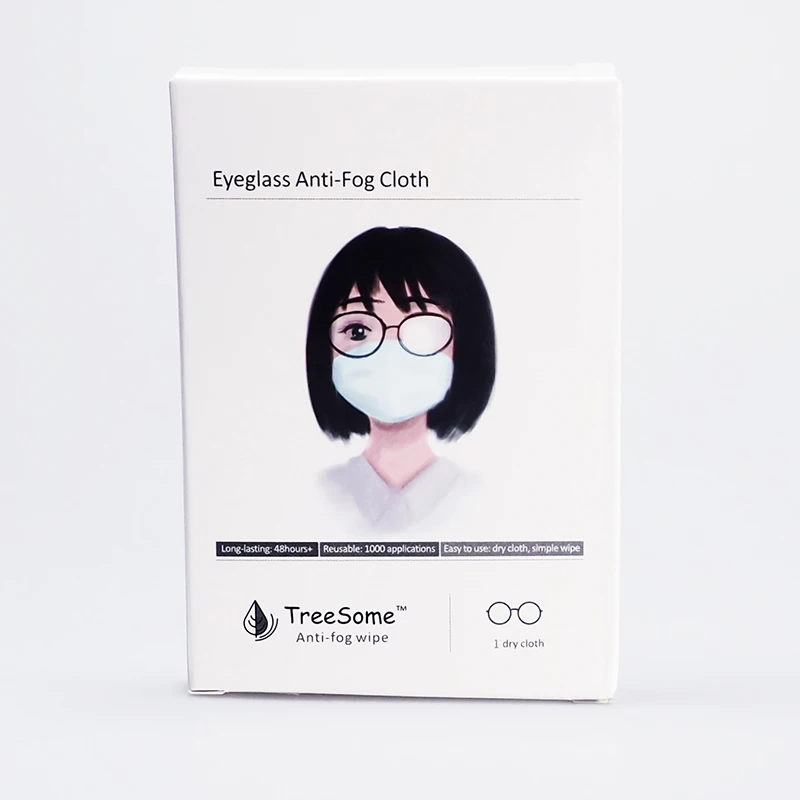 
Eyeglass Anti-fog Cloth, Antifog Dry Wipe, Cleaning, Anti fog spray, TreeSome 