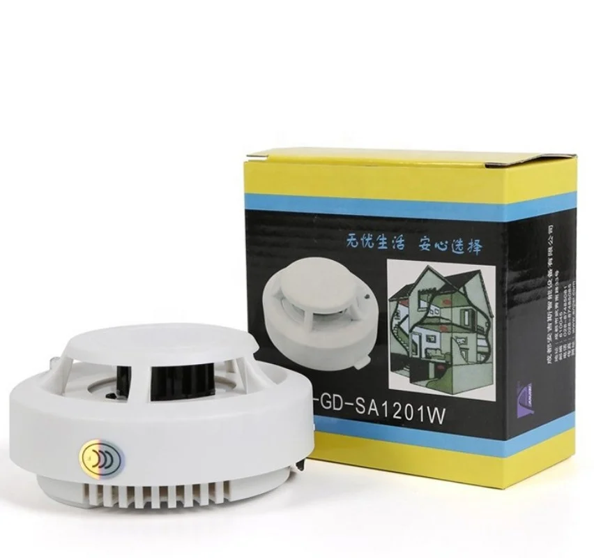 High Sensitive Stable Independent Alarm Smoke Detector Home Security Wireless Alarm Smoke Sensor Fire Equipment