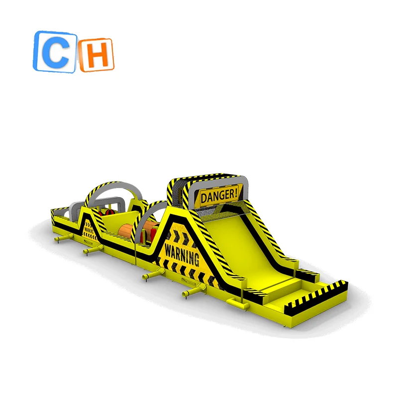 Outdoor Activities jumping bouncer Sport Games Inflatable  Maze Obstacle Course jumping dry slide for kids & adults