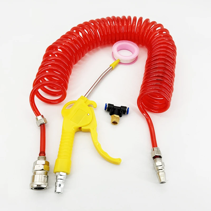 Wholesale Air spray gun Air Blow Gun Kit Lengthening blower set with Removable Rubber Tip Plastic Pneumatic Dust Gun Set