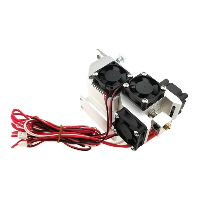 
GIULY New 3D Printer Dual Drive BMG Extruder + E3D V6s Hotend + All Metal V6 Fanduct + 4pcs Cooling Fans + Motor 