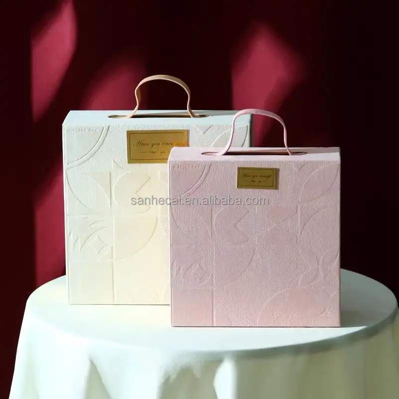 Colorful Book-Shaped Cardboard Gift Box UV Coating Printed Perfume Storage Festival Decorative Handbag Gift Suitcase Specialty